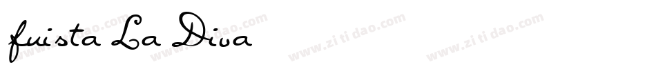 Vista La Diva字体转换